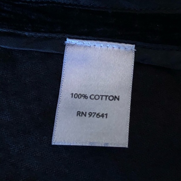 J. JILL Black Corduroy Pea Coat- M - Picture 5 of 6